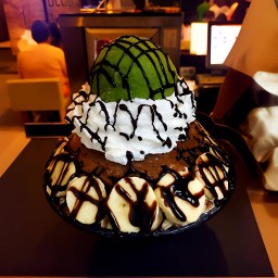 Bingsu Snow ice Matcha