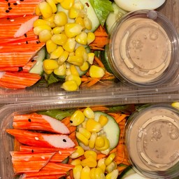 สลัดปูอัด น้ำสลัดงาคั่ว