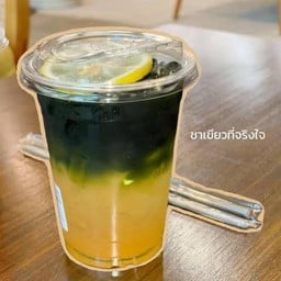 ชาเขียวน้ำผึ้งมะนาว