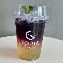 ชาอัญชันน้ำผึ้งมะนาว