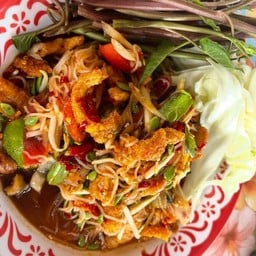 ไก่ย่างวิเชียรบุรี บ้านกกกอก ตรงข้ามสวนน้ำ