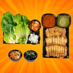 [Size M] ชุดเซตย่างให้เกาหลี หมูสันคอ หมูสามชั้น