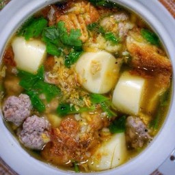 แกงจืดไข่น้ำหมูสับ