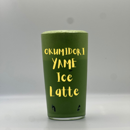 OKUMIDORI YAME ICE LATTE