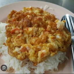 ข้าวไข่เจียวกุ้ง