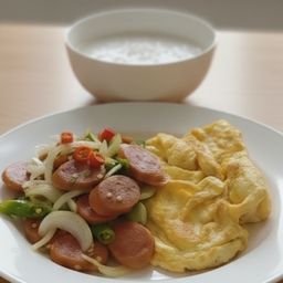 [อร่อยซ่ากับโค้ก] เซ็ทข้าวต้มกุ๊ย อิ่มพอดี +  โค้ก ออริจินัล (กระป๋อง)