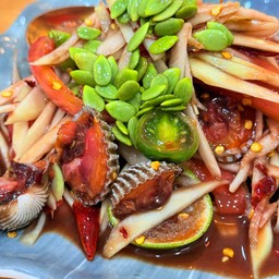 ตำหอยแครง