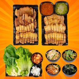 [Size L] ชุดเซตย่างให้เกาหลี หมูสันคอ หมูสามชั้น