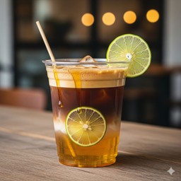 อเมริกาโน่+น้ำผึ้ง+มะนาว