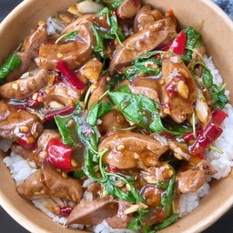 กะเพราตับไก่