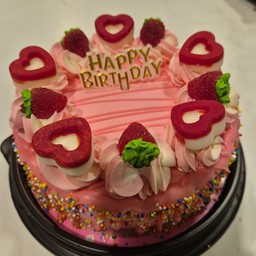 เค้กสตอเบอร์รี่ 1ปอนด์