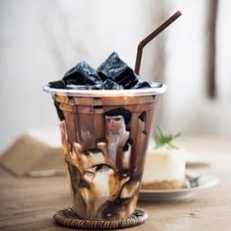 เฉาก๊วยกาแฟสด (เอสเปรสโซ่เข้มข้น)