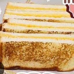 แซนวิช ไส้คัสตาร์ด  ทำเอง