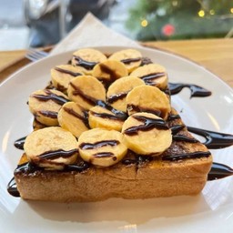 ปังปิ้งนูเทลล่าบานาน่าช็อกโกแลต