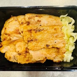 ข้าวหน้าหมูสามชั้นย่าง