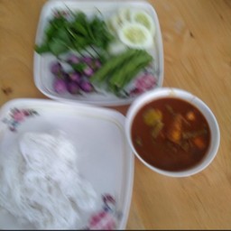 ขนมจีนแกงไตปลา