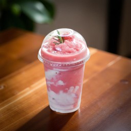 สตรอเบอร์รี่โยเกิร์ตปั่น