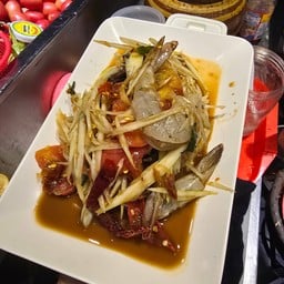 ตำกุ้งสด