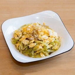 ผักกาดดองผัดไข่