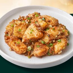 Fried Salmon Belly With Chili And Salt