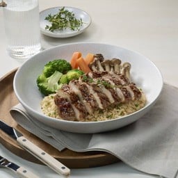<🔥37% OFF> BBQ Pork Garlic Fried Rice [หมูบาร์บีคิว]