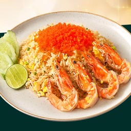 ข้าวผัดคอมโบกุ้ง