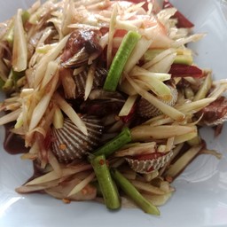 ตำหอยแครง