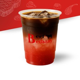 อเมริกาโน่ สตอเบอร์รี่โซดา