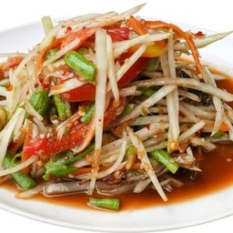 ตำลาวว (ไม่ใส่ปูค่ะ)