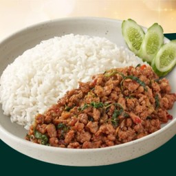 Pork And Basil Rice.