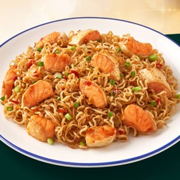 Stir-Fried Salmon Belly With Chili And Salt