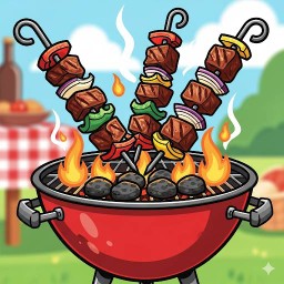 [Set BBQ] เนื้อวัว 10ไม้