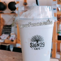 มะพร้าวนมสดปั่น