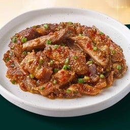 Stir Fried German Pork Knuckle With Chili And Salt