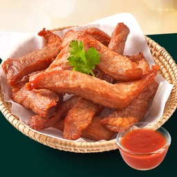 หมูทอดแดดเดียว