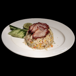 ข้าวผัดหมูแดง(Fried Rice With  BBQ Pork)