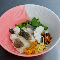 ข้าวต้มปลากระพงขาว