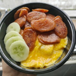 ข้าวไข่ข้น กุนเชียง