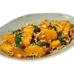 ฟักทองผัดไข่