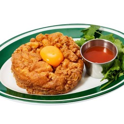 ไข่เจียวหมูสับกรอบ