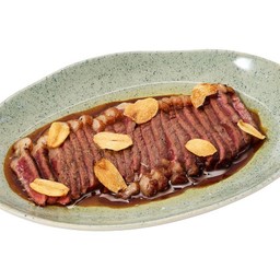 เนื้อทอด 1 นาที (เนื้อออสเตรเลี่ยนวากิวพิคานย่า)