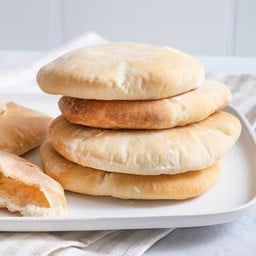 Homemade pita bread