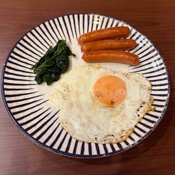 Fried egg and Sausage