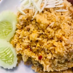 ข้าวผัดน้ำพริกแจ่วหมูสับ