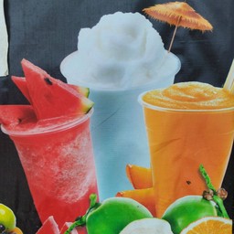 มะพร้าวปั่นนมสด