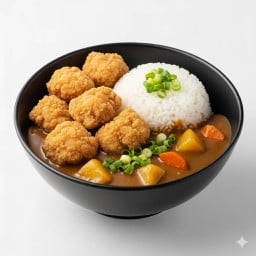 ข้าวแกงกระหรี่ไก่กรอบ