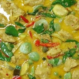 แกงเขียวหวานมะเขือเปราะ+ไก่