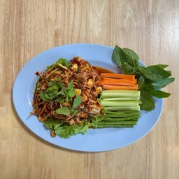 กุ้งแม่น้ำลุยสวน.