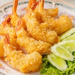 กุ้งชุปแป้งทอด