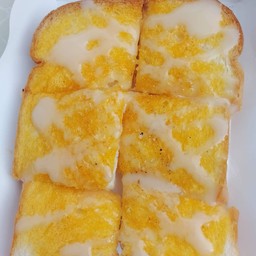 ขนมปังปิ้ง+เนย+นม